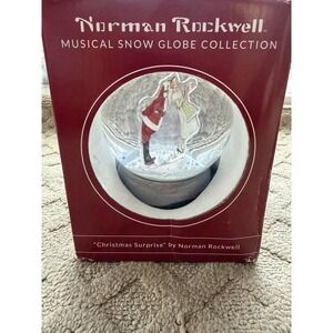 Northlight Norman Rockwell 'Christmas Surprise' Snow Globe Musical